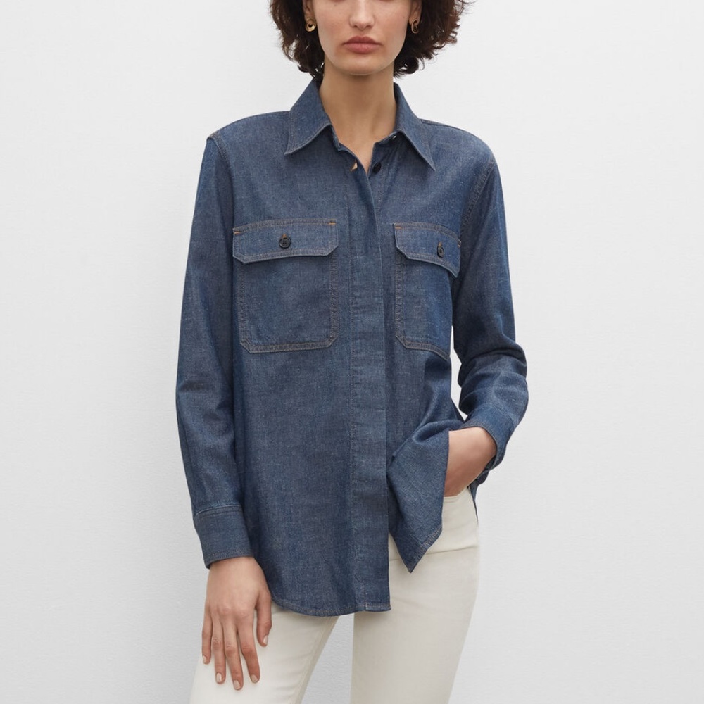 Denim Shirt - New With Tags - NEVER WORN - Denim